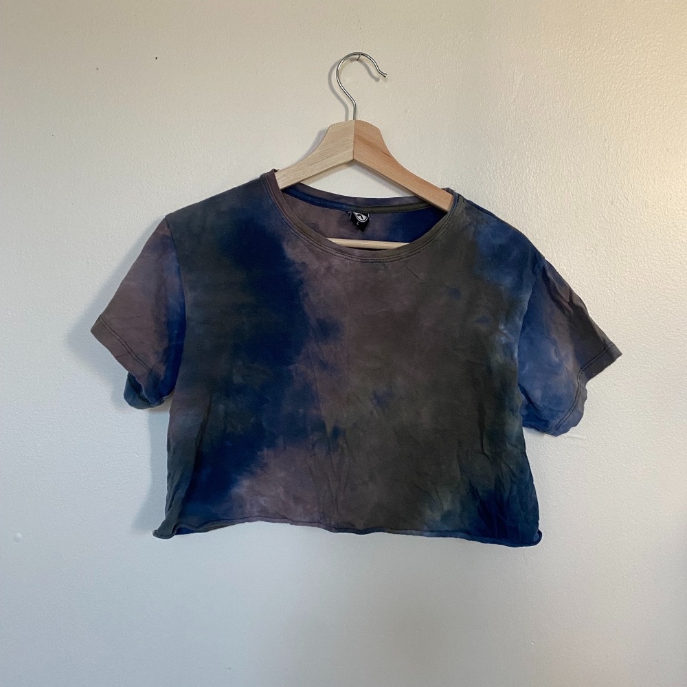 tie dye crop top small